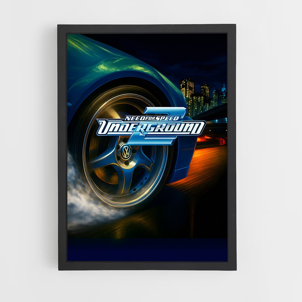 Poster Drift Inferno – affiche Need for speed (vue 2)